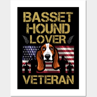 Veteran Basset Hound Lover Posters and Art